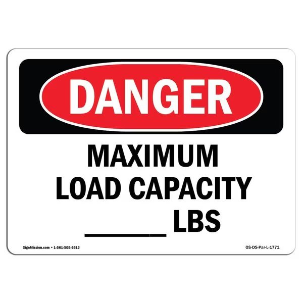 Safety Sign, OSHA Danger, 7